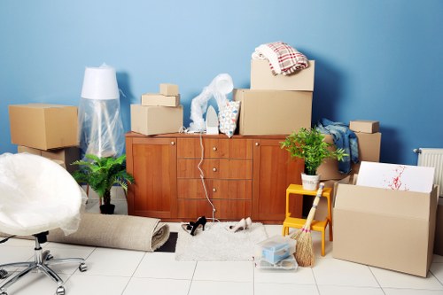 House movers assisting a home relocation in Richmond upon Thames