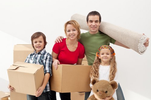 Moving team navigating access challenges for a Richmond upon Thames office move