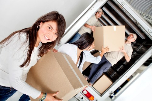 Furniture pick-up van serving homes and businesses in Richmond upon Thames