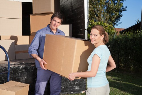 Careful handling of household items during a local removals job in Richmond upon Thames